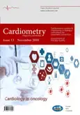 Cardiometric control & monitoring in therapy: instrument for treatment correction